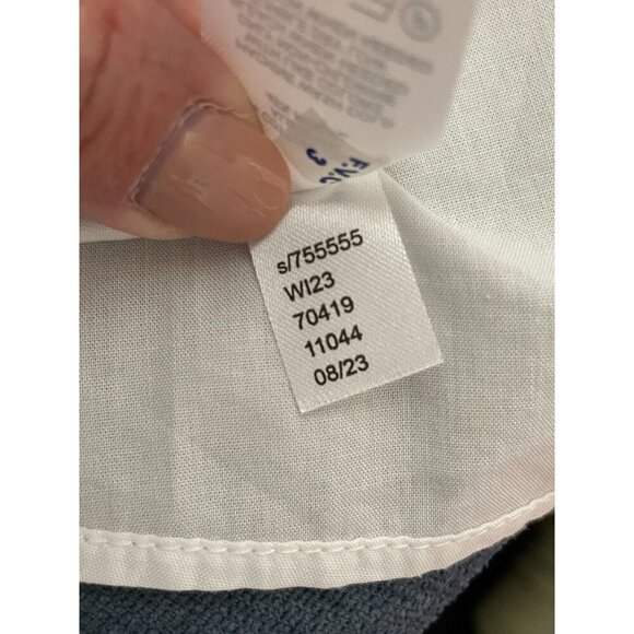 NWT Ann Taylor White Button Up Tunic Shirt Size 2 - Picture 7 of 7